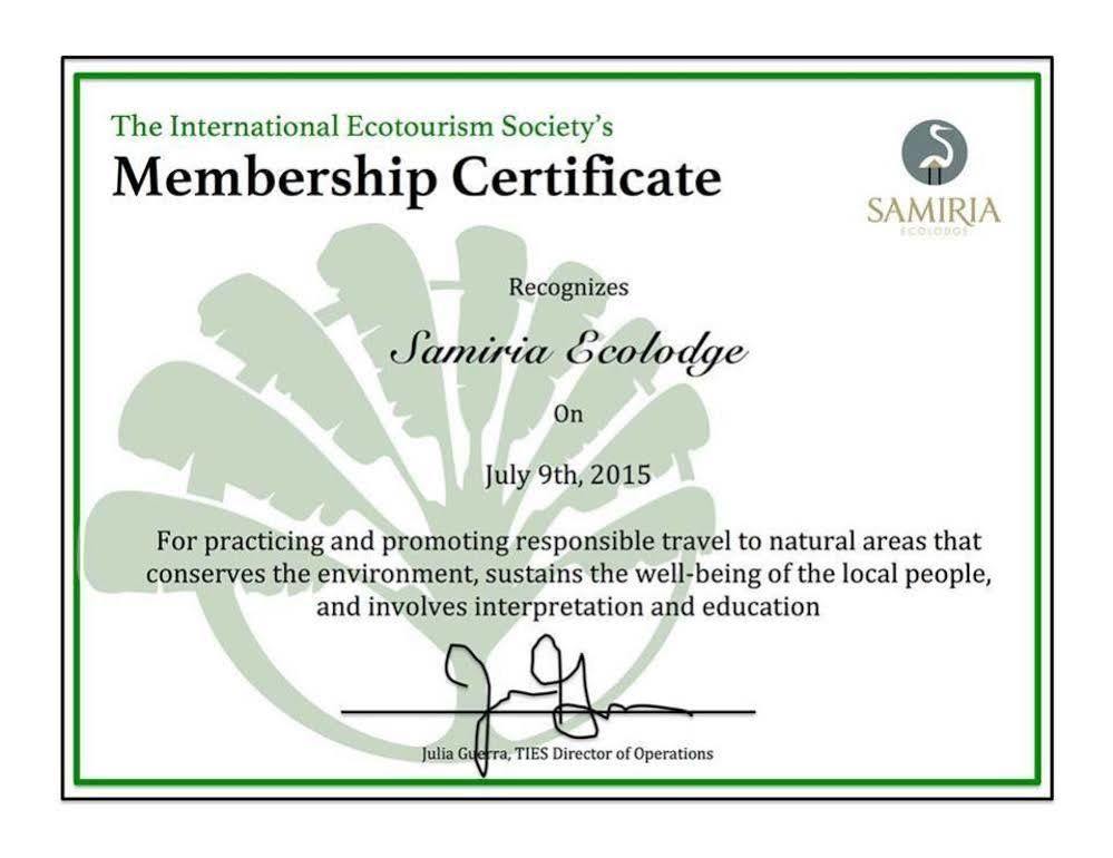 Samiria Ecolodge Iquitos Eksteriør bilde